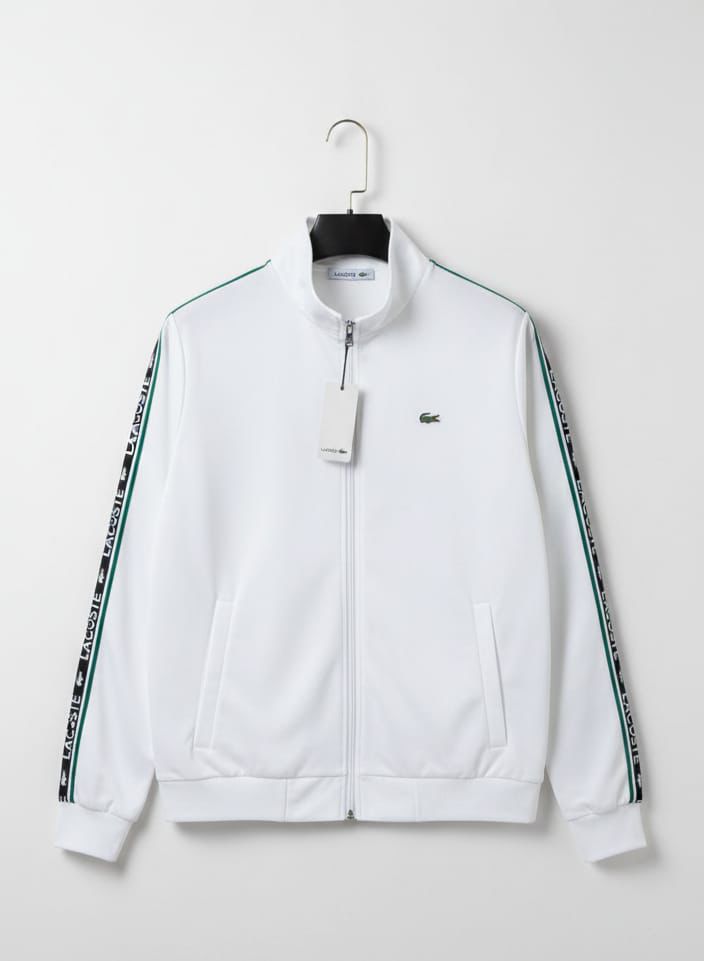 Lacoste Men’s Tape Track Jacket – White