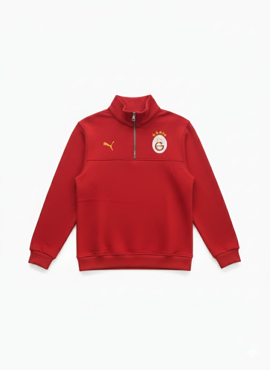Galatasaray Puma Yarım Fermuarlı Sweatshirt / Training Top