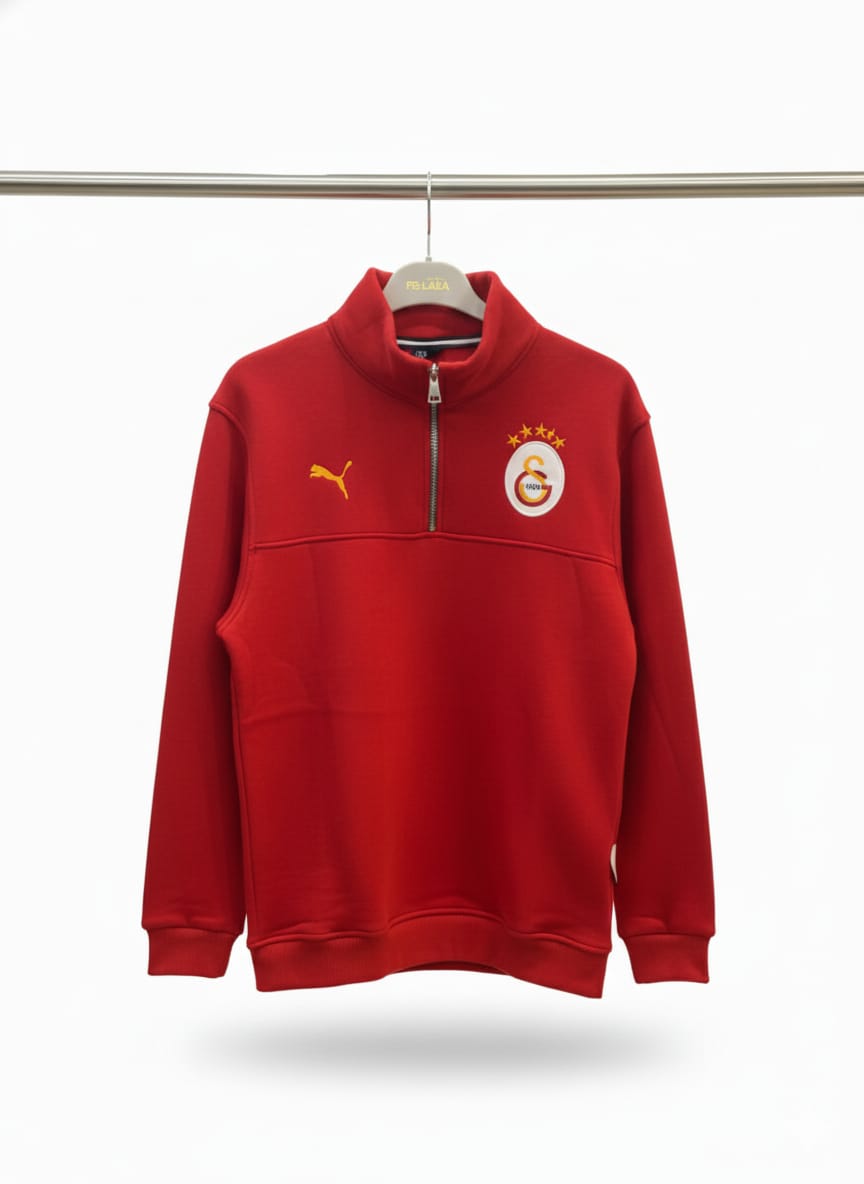 Galatasaray Puma Yarım Fermuarlı Sweatshirt / Training Top