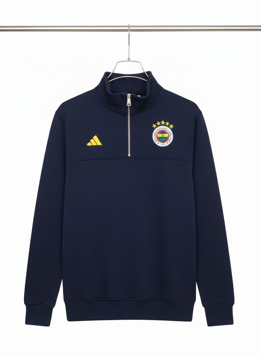 Fenerbahçe Adidas Yarım Fermuarlı Sweatshirt / Training Top