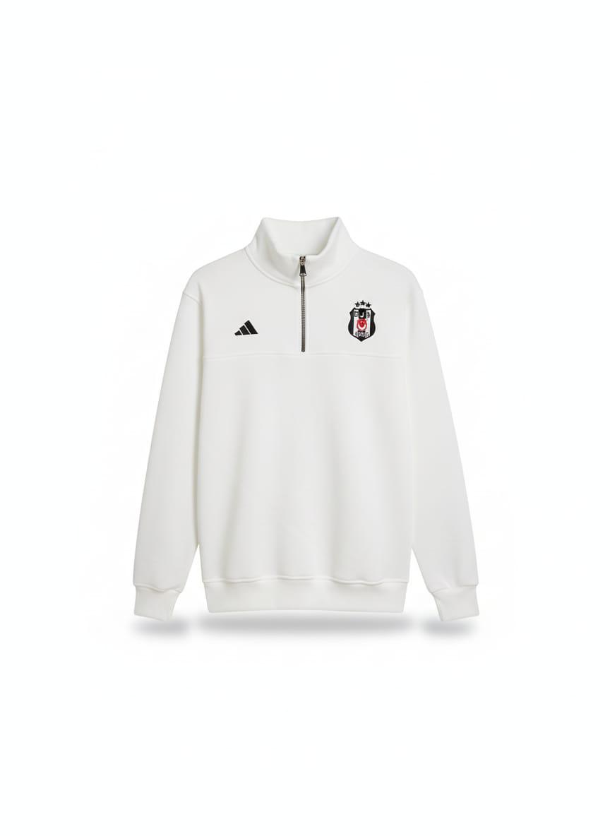 Beşiktaş Adidas Yarım Fermuarlı Sweatshirt / Training Top